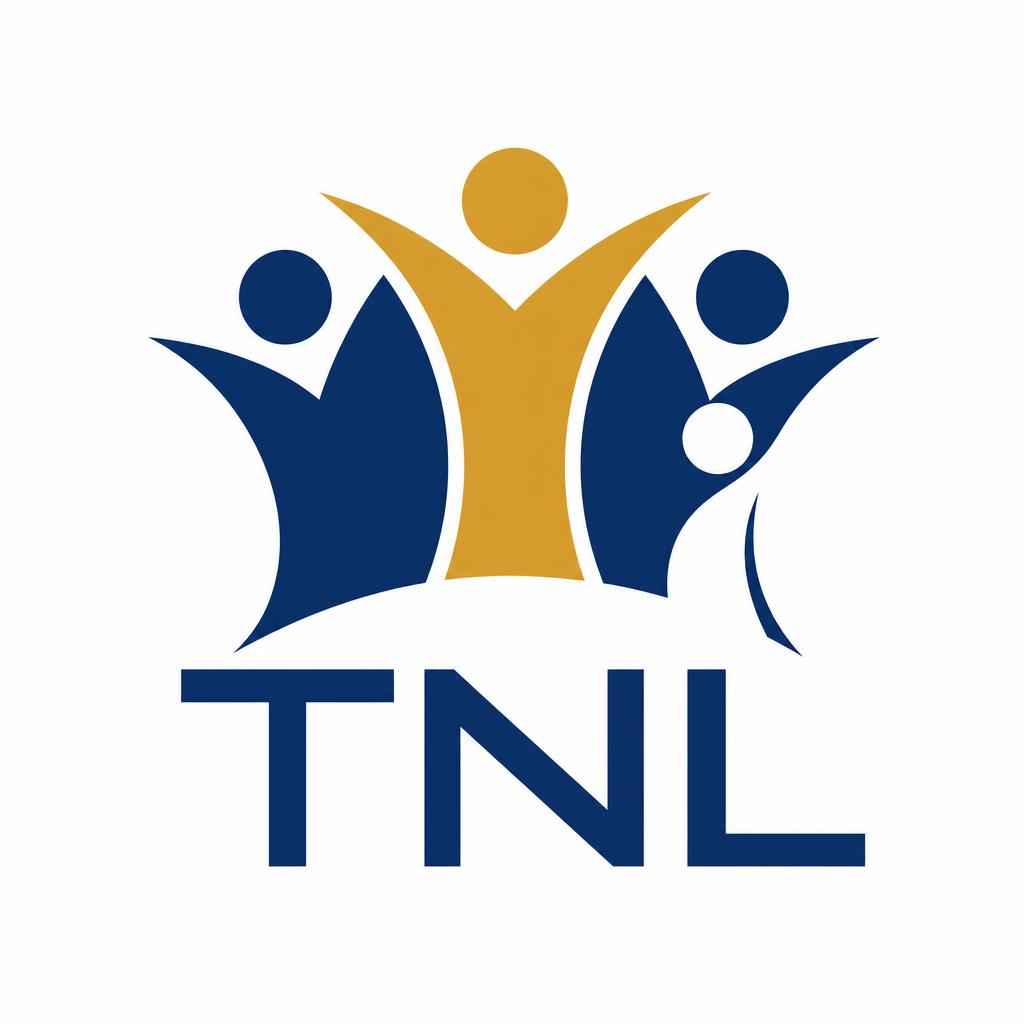 Today's Nonprofit Leader brand mark: three figures in navy, gold, and white above the initials TNL